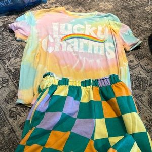 Lucky Charms Comfy Pajama Set Woman XS